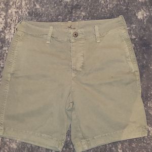 Hollister sage green shorts